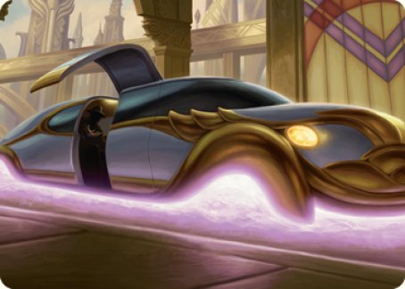 Mysterious Limousine Art Card [Streets of New Capenna Art Series] | Gate City Games LLC