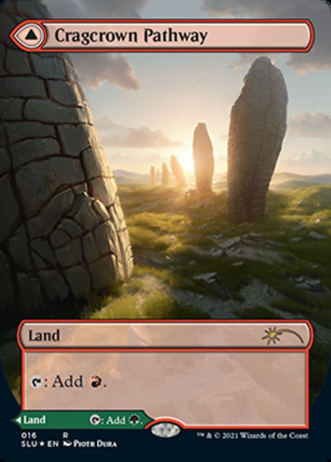 Cragcrown Pathway // Timbercrown Pathway (Borderless) [Secret Lair: Ultimate Edition 2] | Gate City Games LLC