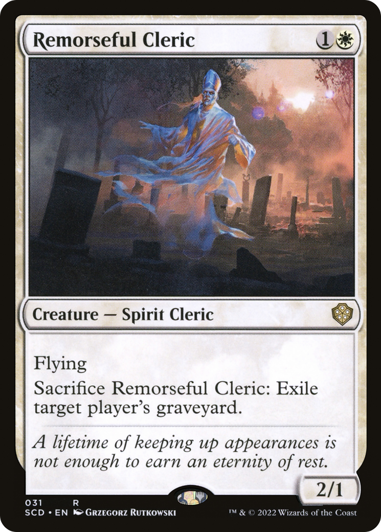 Remorseful Cleric [Starter Commander Decks] | Gate City Games LLC
