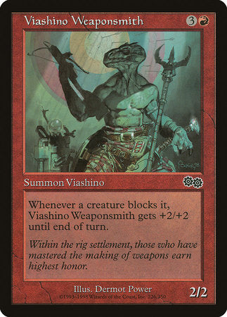 Viashino Weaponsmith [Urza's Saga] | Gate City Games LLC