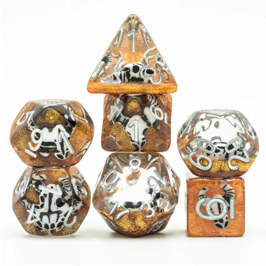 Desert Bull Head RPG Dice Set | Gate City Games LLC