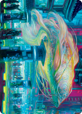 Skyswimmer Koi Art Card [Kamigawa: Neon Dynasty Art Series] | Gate City Games LLC