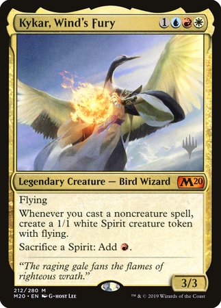 Kykar, Wind's Fury [Core Set 2020 Promos] | Gate City Games LLC