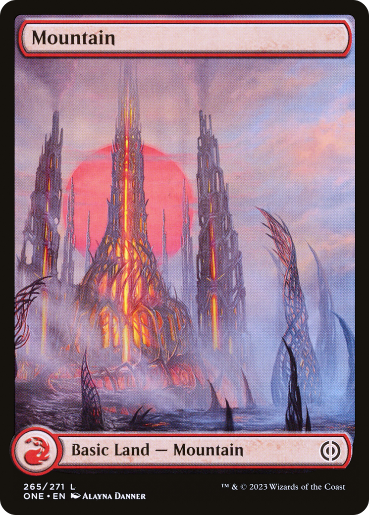 Mountain (265) (Full-Art) [Phyrexia: All Will Be One] | Gate City Games LLC