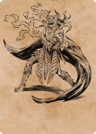 Livaan, Cultist of Tiamat Art Card [Commander Legends: Battle for Baldur's Gate Art Series] | Gate City Games LLC