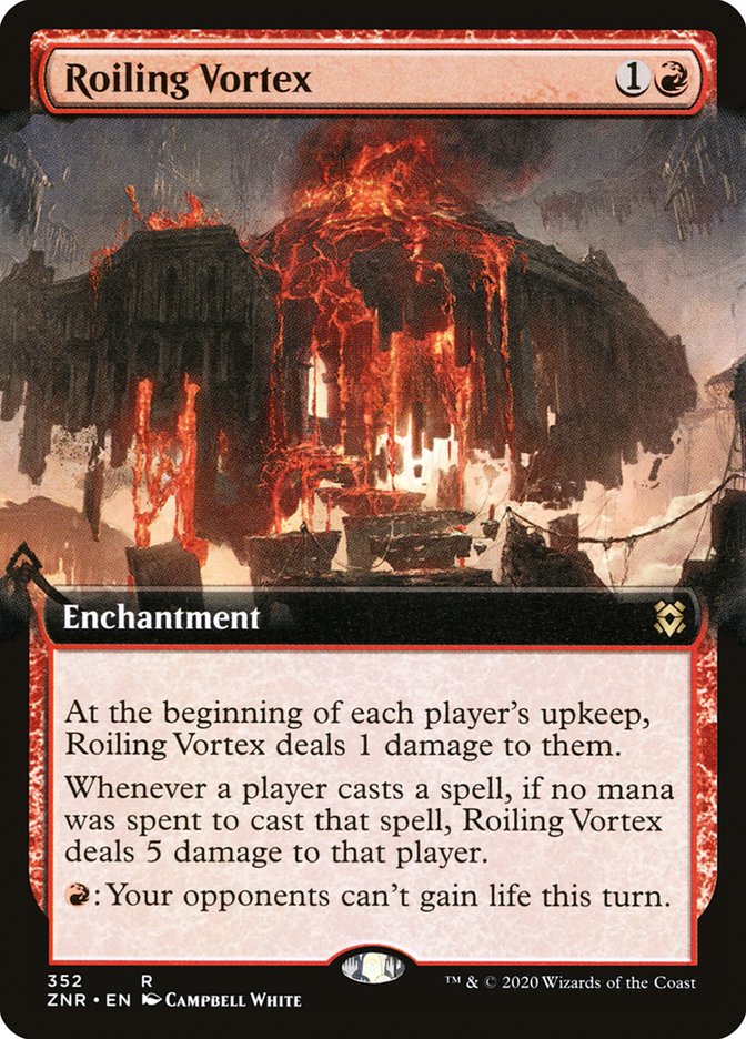 Roiling Vortex (Extended Art) [Zendikar Rising] | Gate City Games LLC