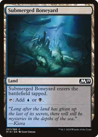 Submerged Boneyard [Core Set 2019] | Gate City Games LLC