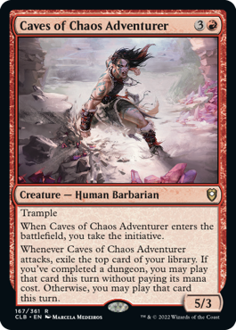 Caves of Chaos Adventurer [Commander Legends: Battle for Baldur's Gate] | Gate City Games LLC