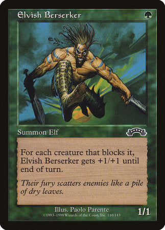 Elvish Berserker [Exodus] | Gate City Games LLC