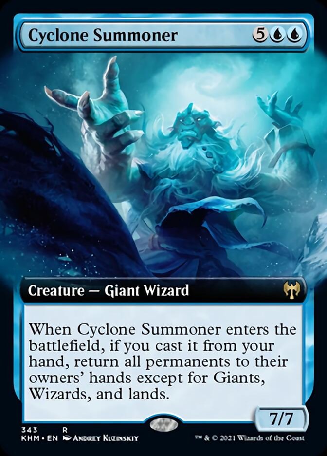 Cyclone Summoner (Extended Art) [Kaldheim] | Gate City Games LLC