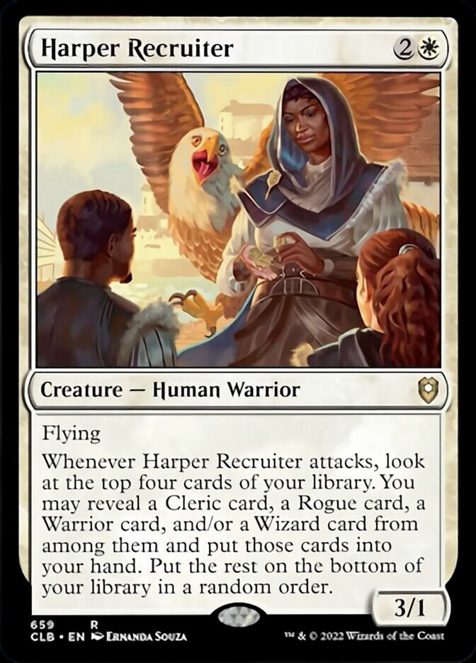 Harper Recruiter [Commander Legends: Battle for Baldur's Gate] | Gate City Games LLC