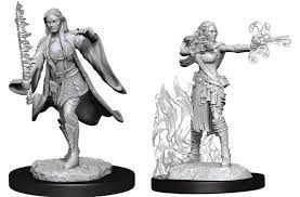 D&D Nolzur's Marvelous Miniatures: Multiclass Warlock/Sorceror Female | Gate City Games LLC