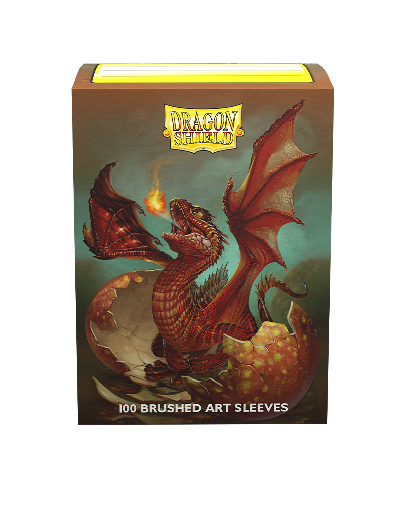 Dragon Shield Brushed Art Card Sleeves – Valentine Dragons 2021, Ct. 100, Arcane Tinmen