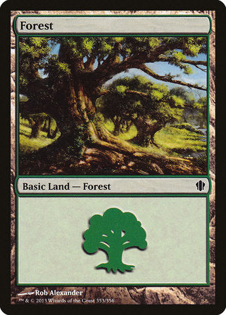 Forest (353) [Commander 2013] | Gate City Games LLC