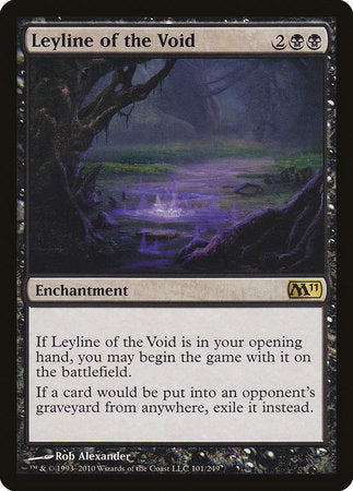 Leyline of the Void [Magic 2011] | Gate City Games LLC