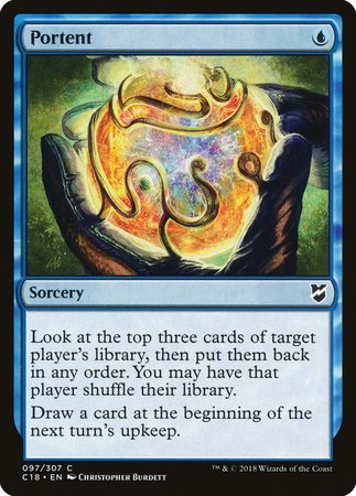 Portent [Commander 2018] | Gate City Games LLC