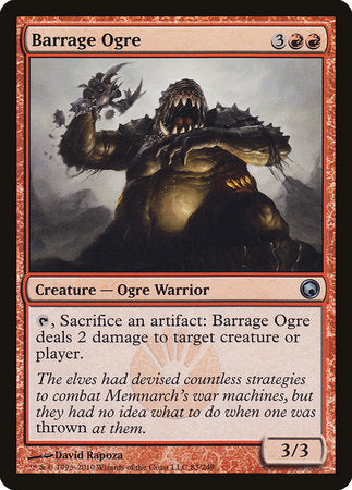 Barrage Ogre [Scars of Mirrodin] | Gate City Games LLC