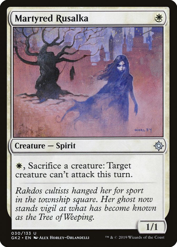 Martyred Rusalka [Ravnica Allegiance Guild Kit] | Gate City Games LLC
