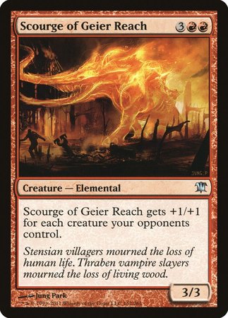 Scourge of Geier Reach [Innistrad] | Gate City Games LLC