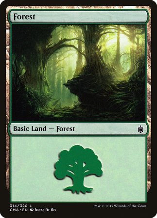 Forest (314) [Commander Anthology] | Gate City Games LLC