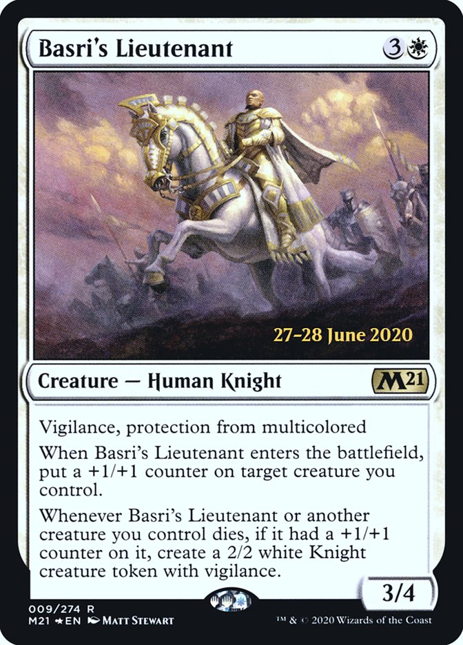 Basri's Lieutenant  [Core Set 2021 Prerelease Promos] | Gate City Games LLC