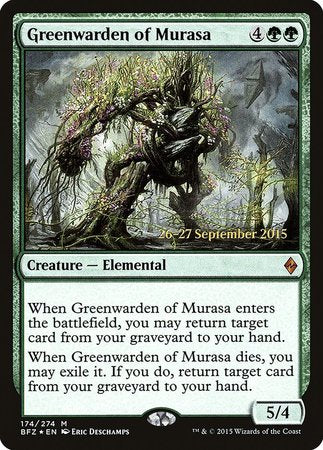 Greenwarden of Murasa [Battle for Zendikar Promos] | Gate City Games LLC