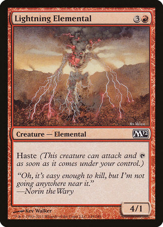 Lightning Elemental [Magic 2012] | Gate City Games LLC