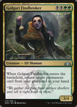 Golgari Findbroker [Guilds of Ravnica] | Gate City Games LLC