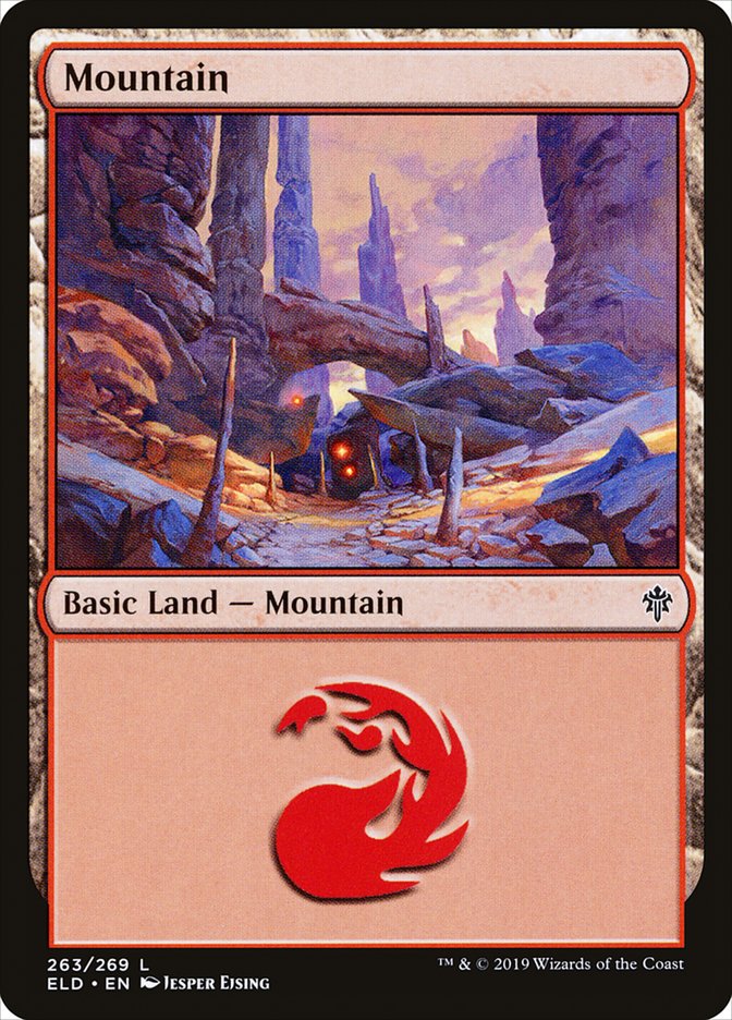 Mountain (263) [Throne of Eldraine] | Gate City Games LLC