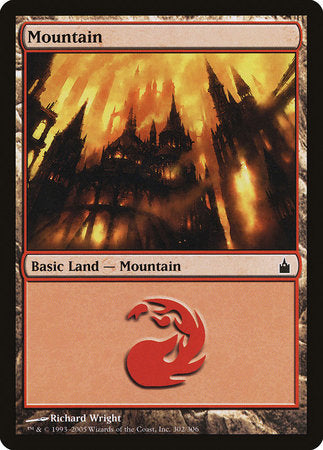 Mountain (302) [Ravnica: City of Guilds] | Gate City Games LLC