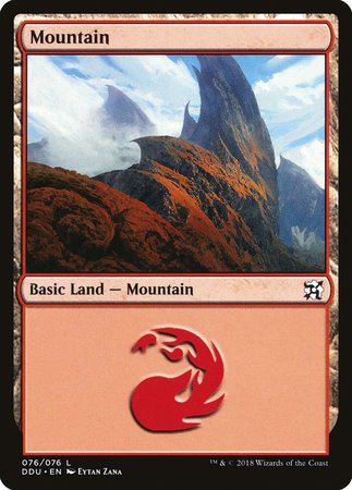 Mountain (76) [Duel Decks: Elves vs. Inventors] | Gate City Games LLC