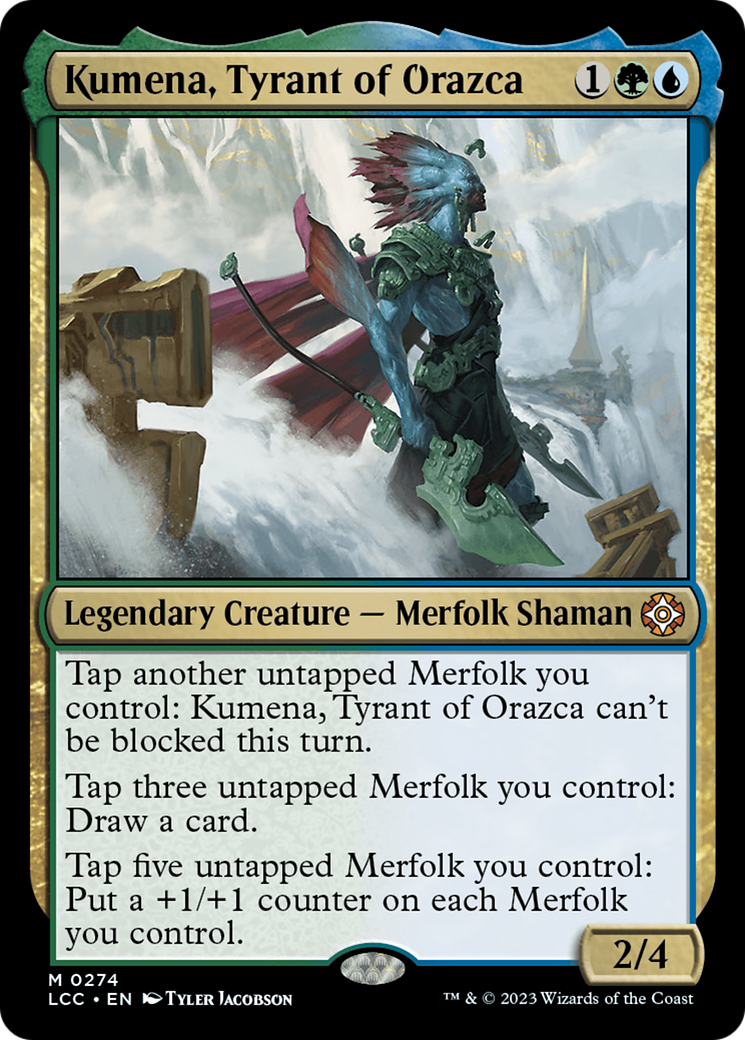 Kumena, Tyrant of Orazca [The Lost Caverns of Ixalan Commander] | Gate City Games LLC