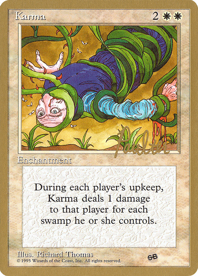 Karma (Preston Poulter) (SB) [Pro Tour Collector Set] | Gate City Games LLC