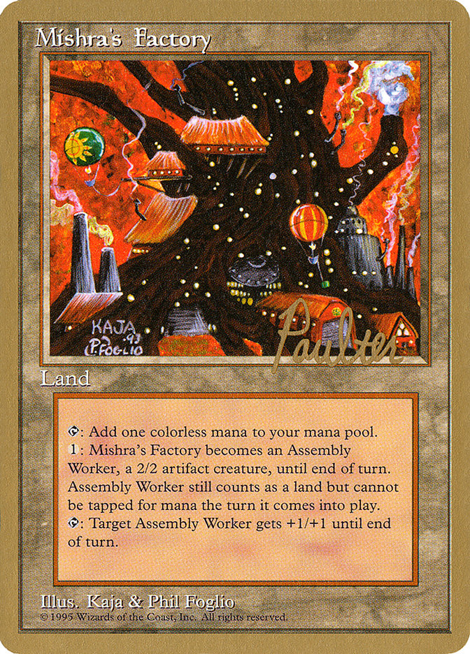 Mishra's Factory (Preston Poulter) [Pro Tour Collector Set] | Gate City Games LLC