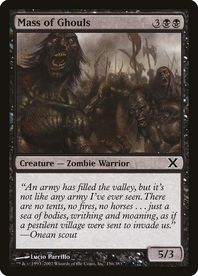 Mass of Ghouls [Tenth Edition] | Gate City Games LLC
