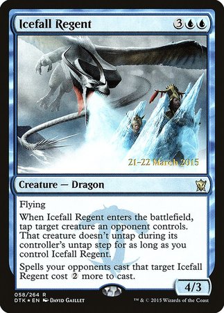 Icefall Regent [Dragons of Tarkir Promos] | Gate City Games LLC