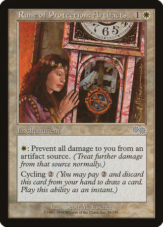 Rune of Protection: Artifacts [Urza's Saga] | Gate City Games LLC