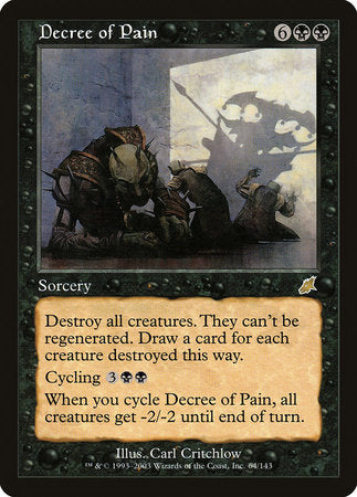 Decree of Pain [Scourge] | Gate City Games LLC