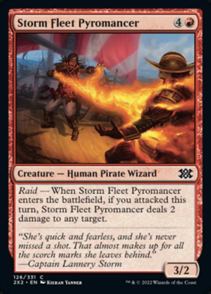 Storm Fleet Pyromancer [Double Masters 2022] | Gate City Games LLC