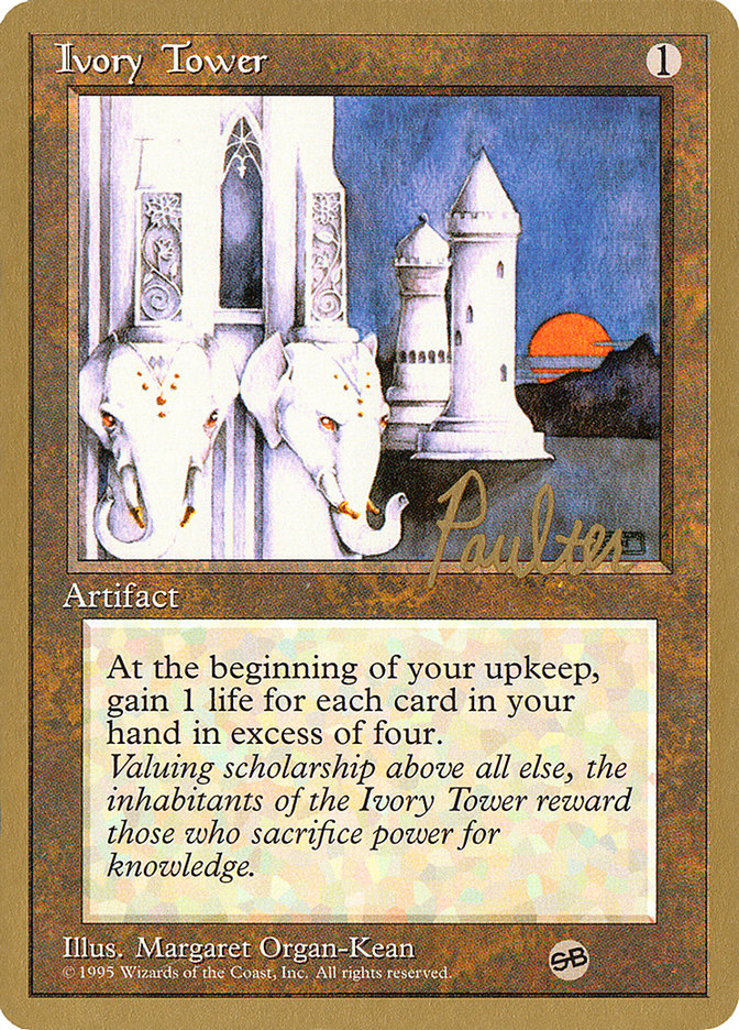 Ivory Tower (Preston Poulter) (SB) [Pro Tour Collector Set] | Gate City Games LLC