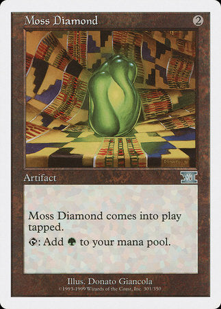 Moss Diamond [Classic Sixth Edition] | Gate City Games LLC