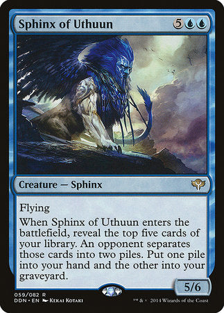Sphinx of Uthuun [Duel Decks: Speed vs. Cunning] | Gate City Games LLC