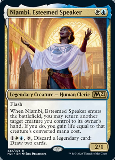 Niambi, Esteemed Speaker [Core Set 2021] | Gate City Games LLC