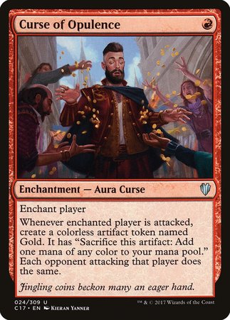 Curse of Opulence [Commander 2017] | Gate City Games LLC