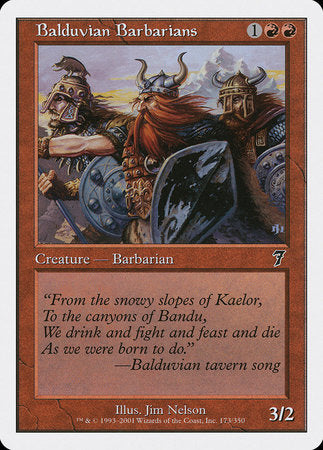 Balduvian Barbarians [Seventh Edition] | Gate City Games LLC