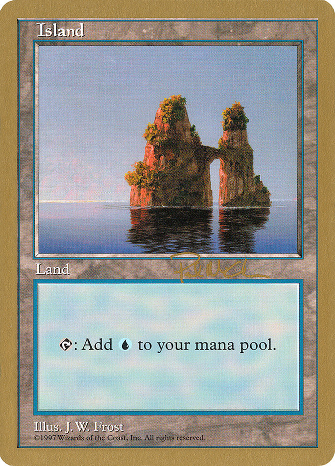 Island (pm436) (Paul McCabe) [World Championship Decks 1997] | Gate City Games LLC