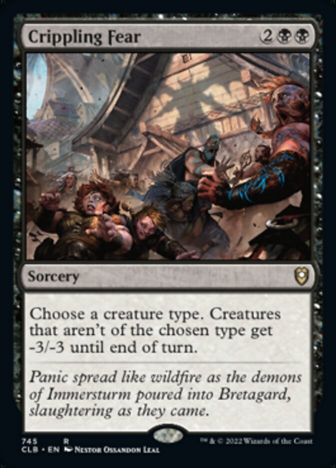Crippling Fear [Commander Legends: Battle for Baldur's Gate] | Gate City Games LLC
