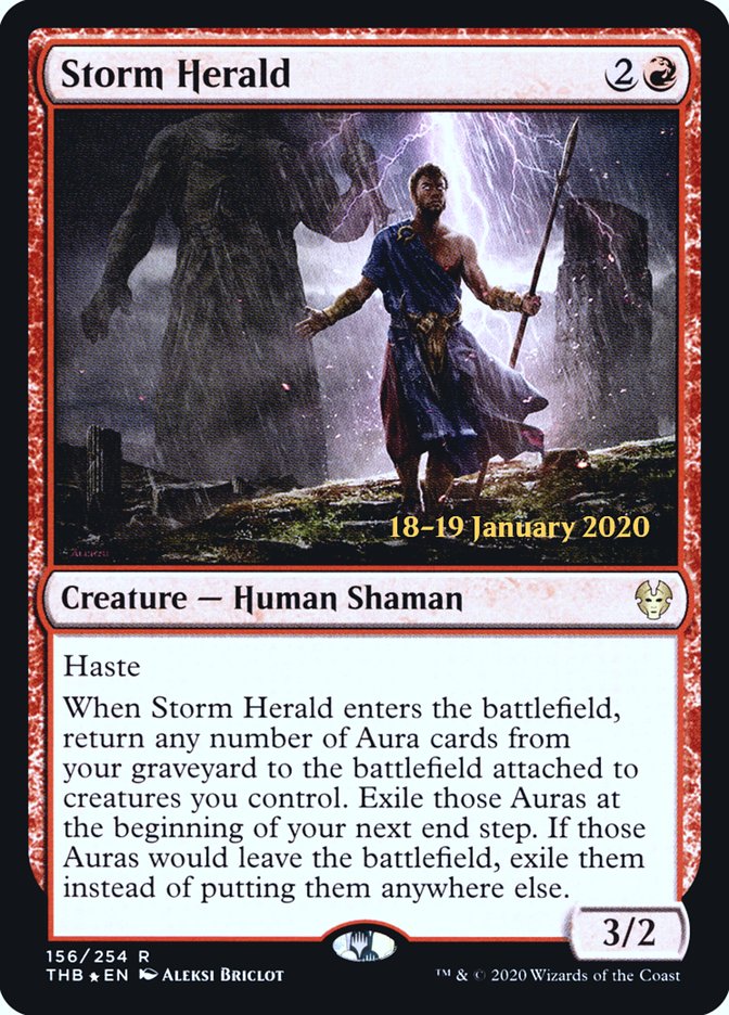 Storm Herald [Theros Beyond Death Prerelease Promos] | Gate City Games LLC