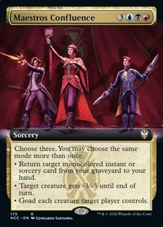 Maestros Confluence (Extended Art) [Streets of New Capenna Commander] | Gate City Games LLC
