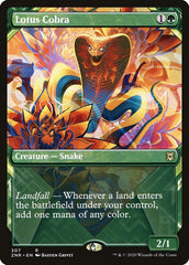Lotus Cobra (Showcase) [Zendikar Rising] | Gate City Games LLC